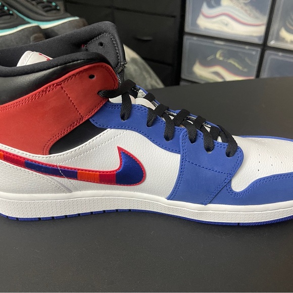 Jordan Other - Jordan 1 Mid (Multi-Color Swoosh)